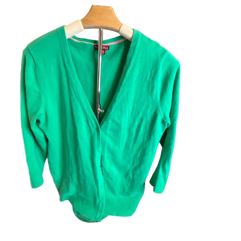 VERONA Green Button Down SWEATER